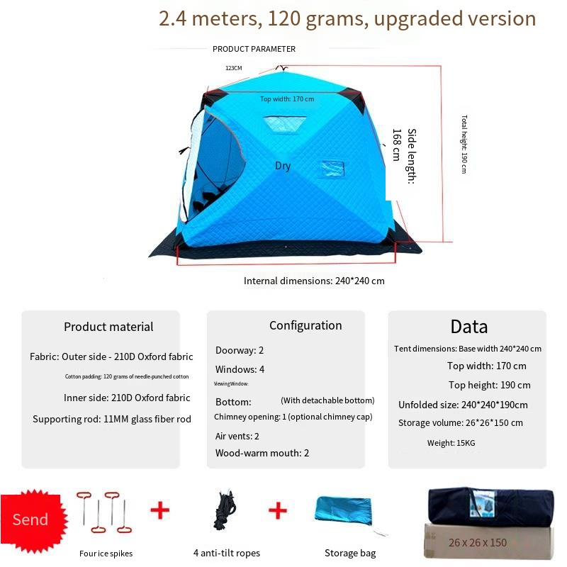 Maison de pêche sur neige, ten - Fishing Equipment You Need avis et prix